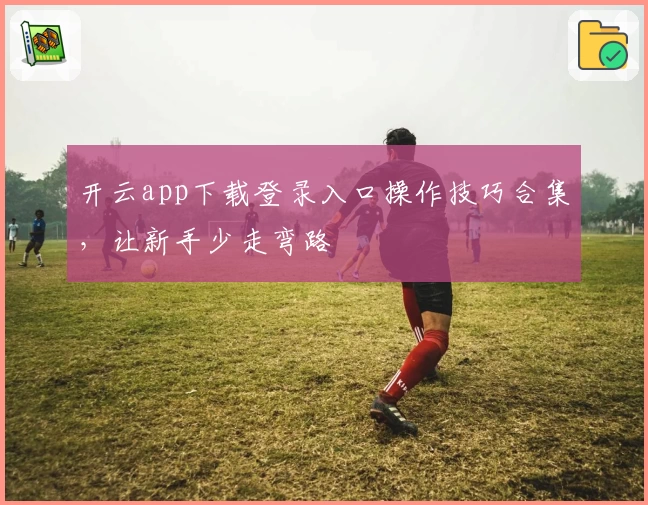 开云app下载登录入口操作技巧合集，让新手少走弯路